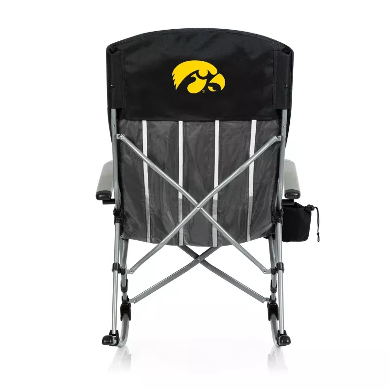 Iowa Hawkeyes – Outdoor Rocking Camp Chair