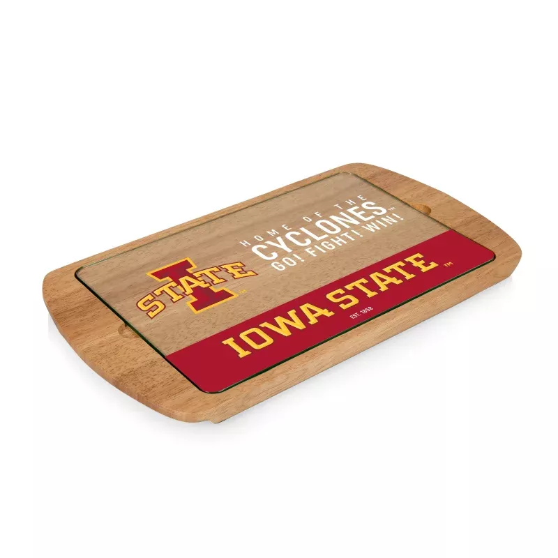 Iowa State Cyclones – Billboard Glass Top Serving Tray