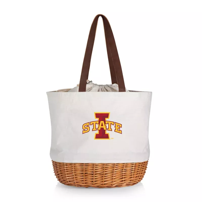 Iowa State Cyclones – Coronado Canvas and Willow Basket Tote