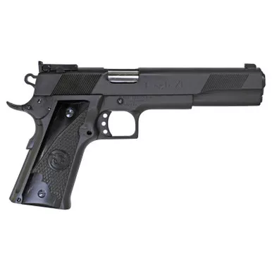 Iver Johnson Arms EAGLEXL10DS Eagle XL Full Size Frame 10mm Auto 15+1 6" Stainless Steel Barrel, Matte Black Steel Long/Serrated Slide, Black Steel Frame w/Beavertail, G10 Grip