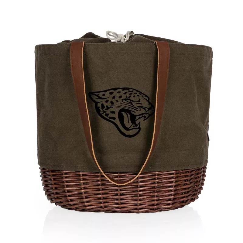 Jacksonville Jaguars – Coronado Canvas and Willow Basket Tote