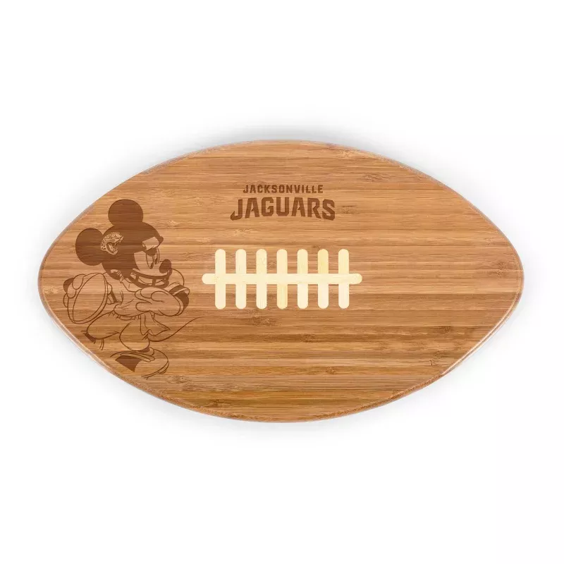 Jacksonville Jaguars Mickey Mouse – Touchdown! Football Cutting Board & Serving Tray