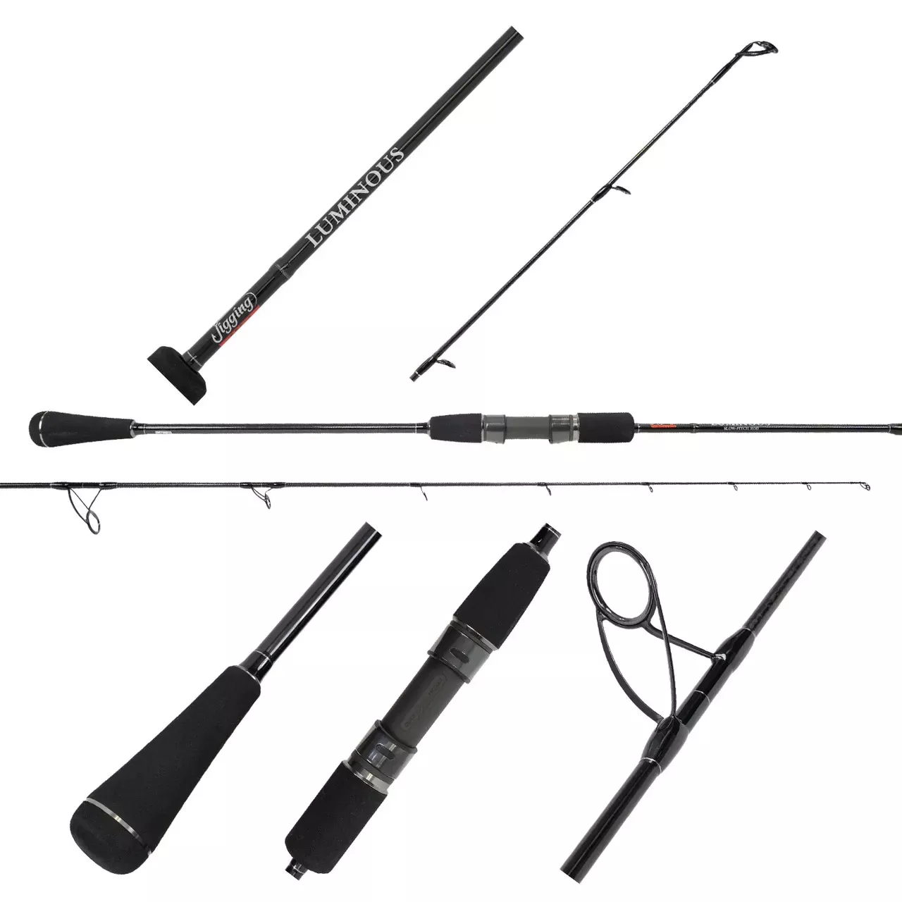 Jigging World Luminous Slow Pitch Spin Rod - 6'5" Medium