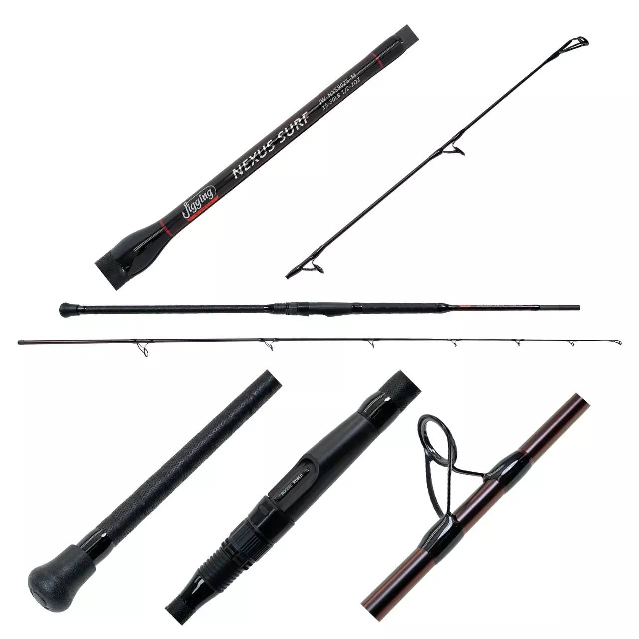 Jigging World Nexus Surf Spinning Rod - 11' Heavy