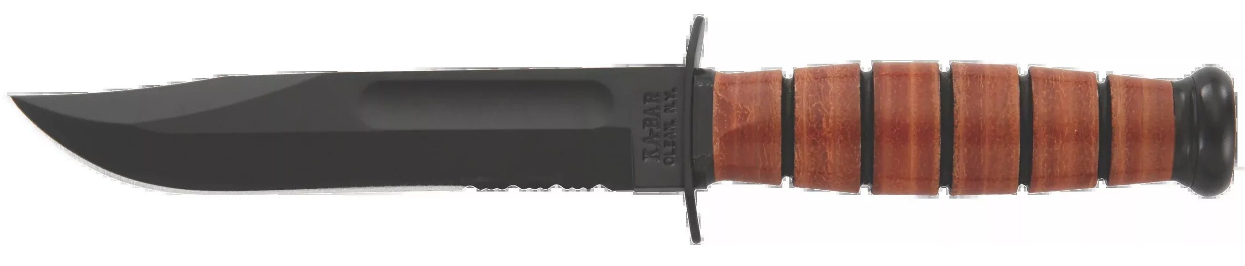 Ka-bar Fighting/utility Knife – 5.25″ Shrt W/lthr Usmc Serrtd