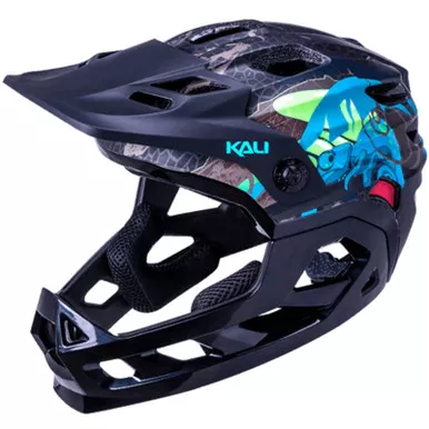 KALI PROTECTIVES Child's Maya Full Face One Size Lizard Black Helmet (0221921112)