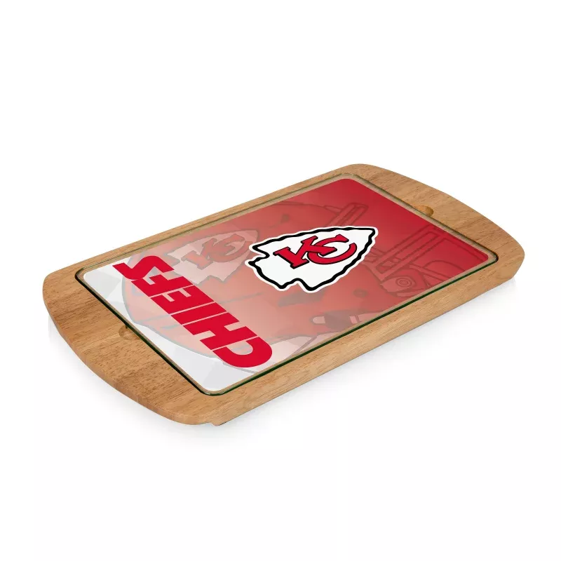 Kansas City Chiefs – Billboard Glass Top Serving Tray