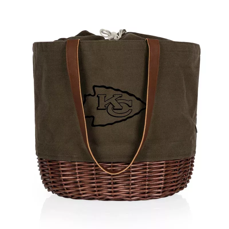 Kansas City Chiefs – Coronado Canvas and Willow Basket Tote