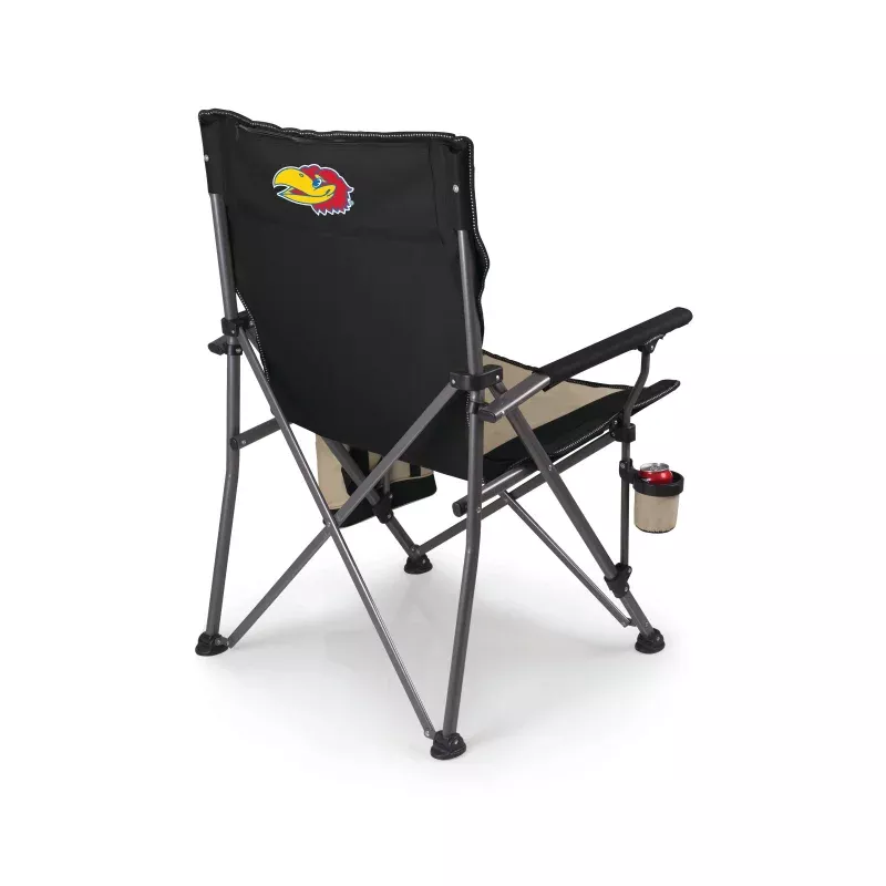 Kansas Jayhawks – Big Bear XXL Camping Chair with Cooler