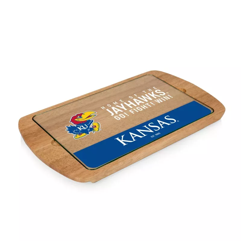 Kansas Jayhawks – Billboard Glass Top Serving Tray