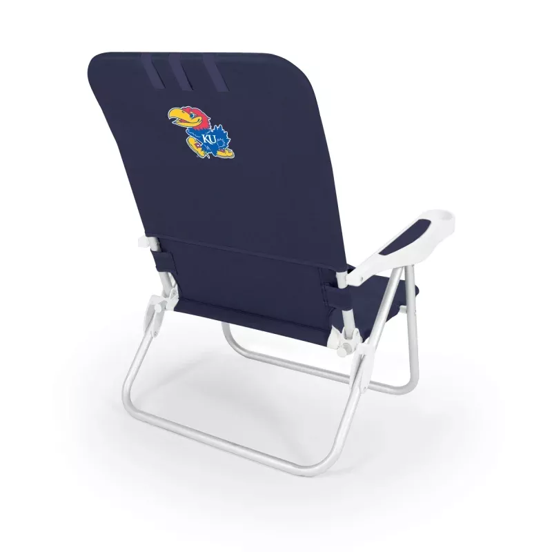 Kansas Jayhawks – Monaco Reclining Beach Backpack Chair