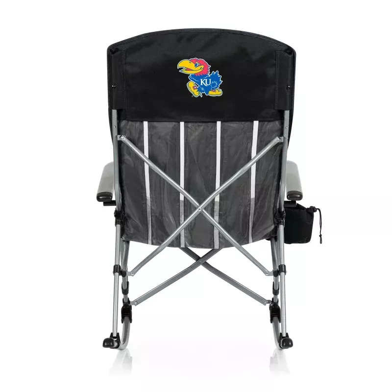 Kansas Jayhawks – Outdoor Rocking Camp Chair