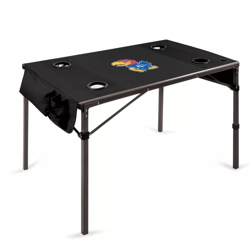 Kansas Jayhawks – Travel Table Portable Folding Table