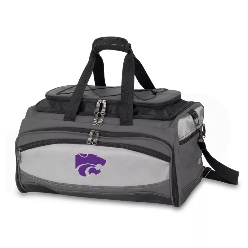 Kansas State Wildcats – Buccaneer Portable Charcoal Grill & Cooler Tote