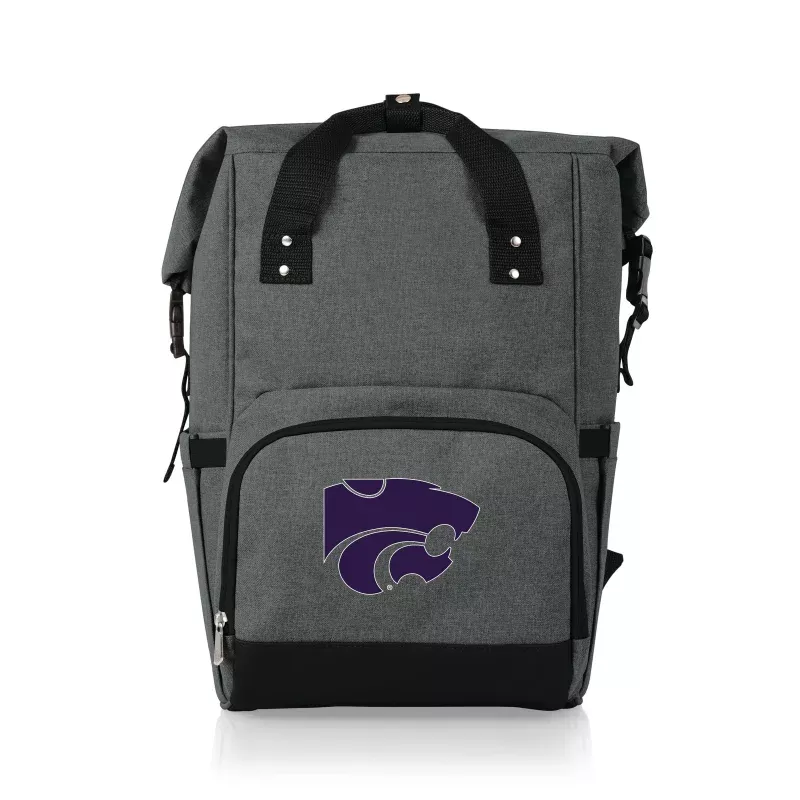 Kansas State Wildcats – On The Go Roll-Top Backpack Cooler