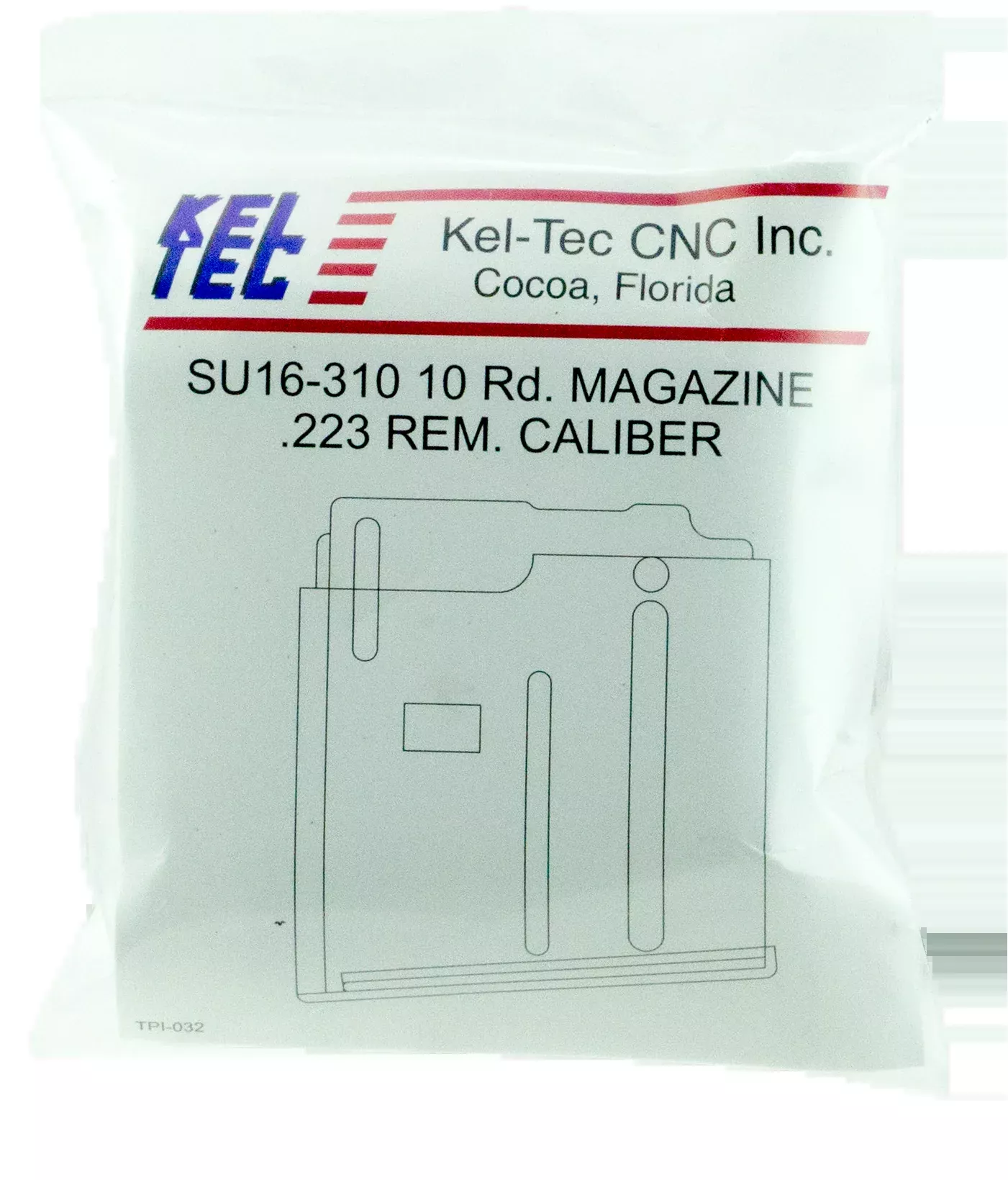 Kel-tec Magazine Su-16 .223rem - 10rd Polymer Black