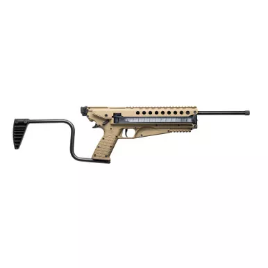 Kel-Tec R50TAN R50 5.7x28mm 50+1 16.10" Threaded Barrel, Tan Receiver & Polymer Grip, Side-Folding Stock, Adjustable Sights, QD Sling Mount