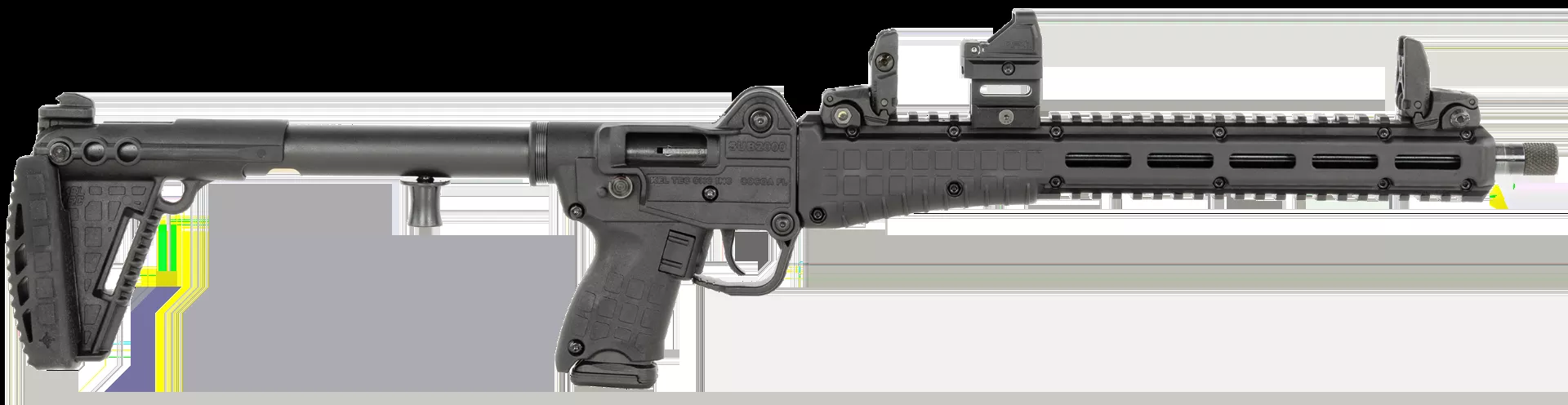 Kel-Tec SUB2000 Defender w/Optic 9mm Luger Rifle 15+1 16.15 SUB2K9GLKBLKD