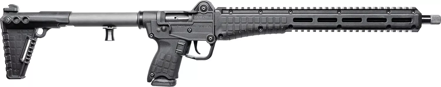 Kel-Tec SUB2000 Gen3 Semi-Auto Rifle 9mm 10+1 16.15" Threaded Barrel M-Lok Handguard Picatinny Rail Black SUB2K9GLKBLK10