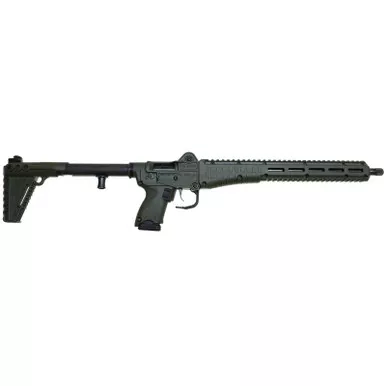 Kel-Tec SUB2K9GLKGRN10 SUB2000 Gen3 9mm Luger 10+1 16.15" Black Steel Threaded Barrel, Green Picatinny Rail Aluminum Receiver, M-LOK Slots Handguard, Green Synthetic Folding Stock, Black Polymer Grip