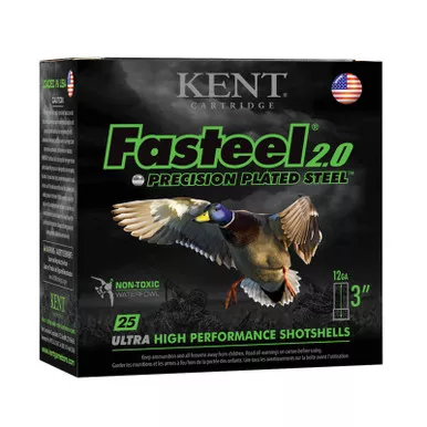 Kent Cartridge K123FS323 Fasteel 2.0 12 Gauge 3" 1 1/8 oz 3 Shot 25 Per Box/ 10 Case