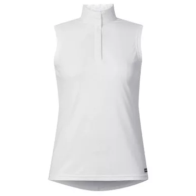KERRITS Women's Encore White/Bit Of Luck Sleeveless Show Shirt (40376WHT/BITLUCK)