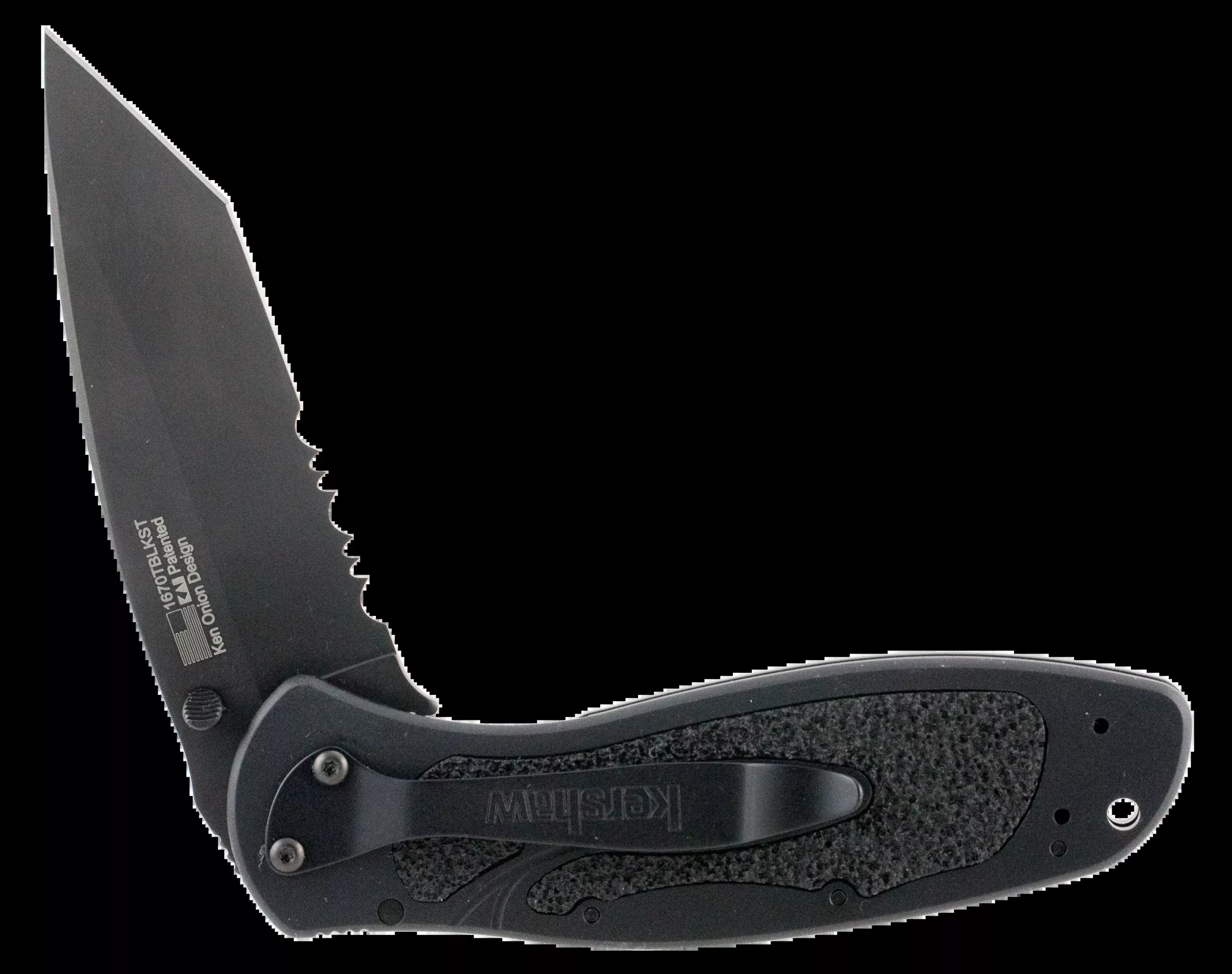 Kershaw Blur Tanto 3.4″ Blk/blk Serr