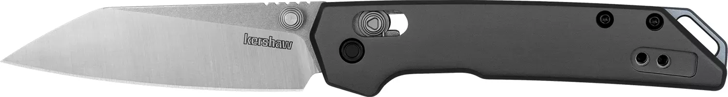 Kershaw Iridium Mini Folding Knife 3" D2 Tool Steel Aluminum Gray Anodized 2051R