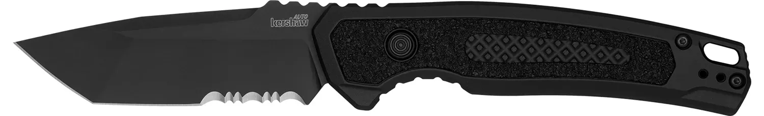 Kershaw Launch16 Automatic Folding Knife 3.45" CPM M4 Steel Black 7105
