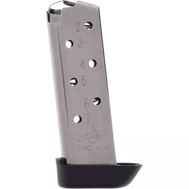 Kimber 1200164A Micro Magazine, Steel, .380 ACP, 7 Round