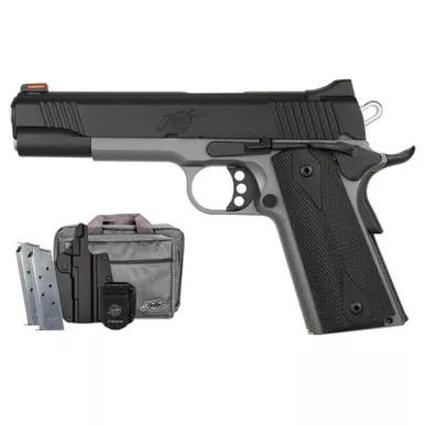 KIMBER 1911 Custom LW Shadow Ghost .45 ACP 5" Barrel 8 Round Bundle w/ Three Mags, Holster and Range Bag