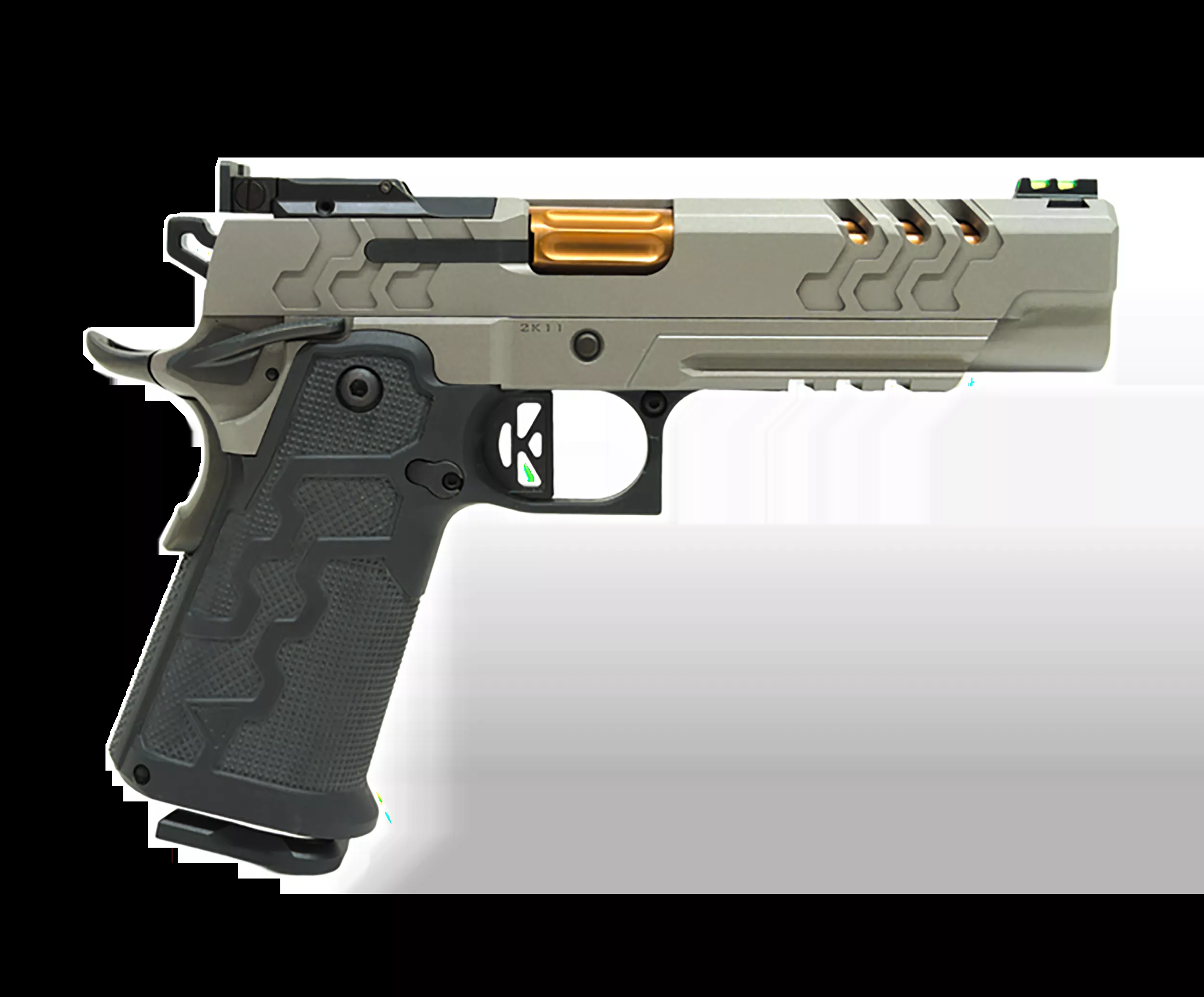 Kimber 2K11 Target 9mm Luger Pistol 5″ Two Tone Matte KimPro Graphite and Black 3500060