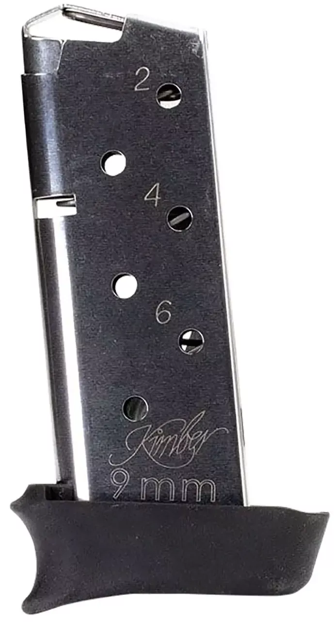 Kimber Mfg, Inc. Micro 9 w/ Hogue Grip Extender 9mm Luger 7rd Extended Magazine Stainless Steel 4000905