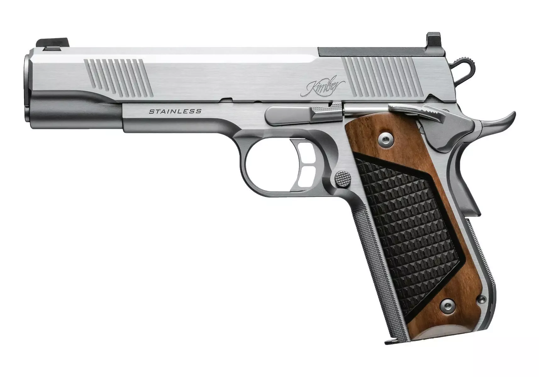 Kimber Stainless II 9mm Luger Pistol 5" Black/Stainless/Walnut 3200401