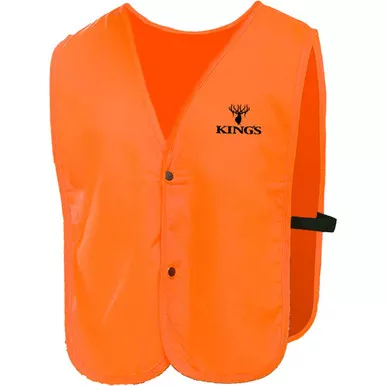 Kings Camo Hunting Vest, Orange