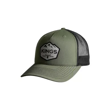 KINGS CAMO Loden/Black Summit Patch Snapback Hat (112FP-L/B-P)