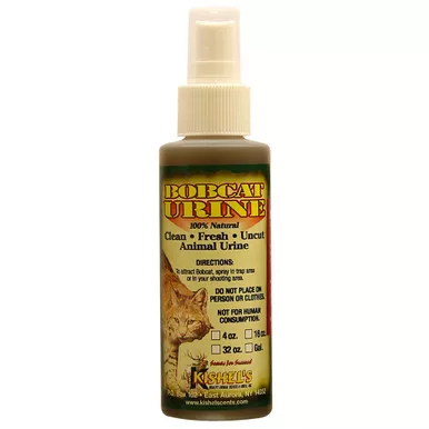 Kishel's UBC4 Bobcat Urine, 4 Ounces, Yellow