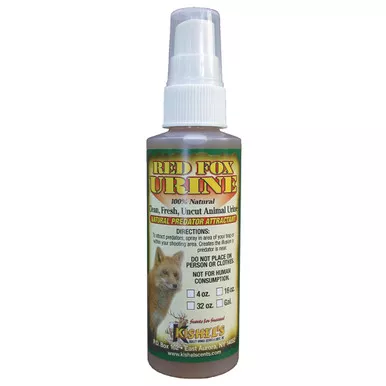 Kishel's URF4 Red Fox Urine, 4 Ounces, Green