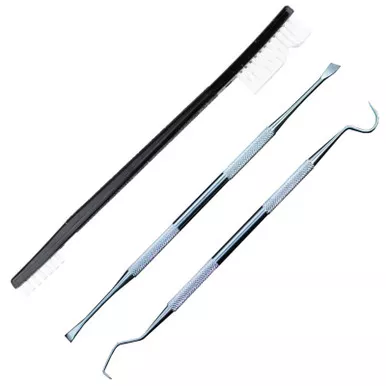 KleenBore PBSET 3-Piece Pick and Brush Tool Set