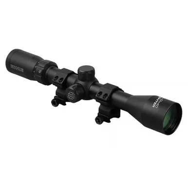 KONUS Fighter 3-9x40mm 30/30 Reticle Riflescope with Rings (7352)