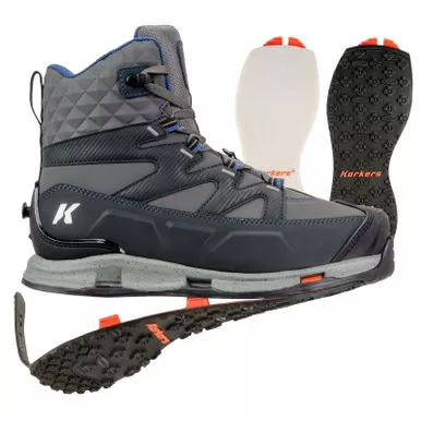 KORKERS Bantam Lite Wading Boots with Felt and Kling-On Soles (FB5510)