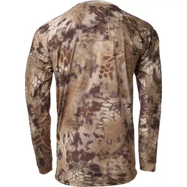 Kryptek Valhalla Long Sleeve Crew Neck, Highlander Camo