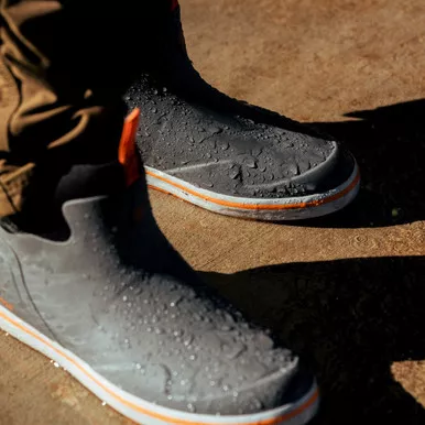 LaCrosse Men's Alpha Deck Boot, Grey Orange