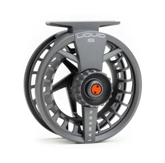 Lamson Liquid S-Series Fly Reel 7+ Smoke LQS7+S