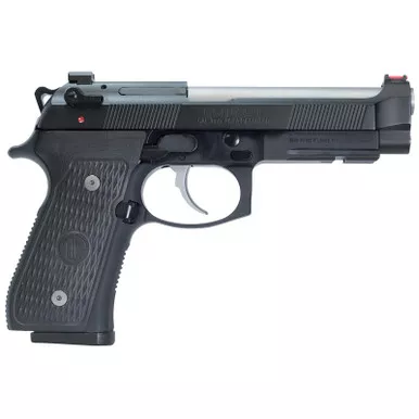 Langdon Tactical Tech LTT-92E-FSTJ 92 Elite LTT 9mm Luger Caliber with 4.70" Barrel, 15+1 Capacity, Overall Black Finish Steel, Picatinny Rail Frame, Serrated Slide, VZ/LTT G10 Grip & Trigger Job