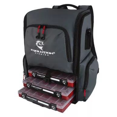Largemouth 3.0 Tackle Backpack Grey
