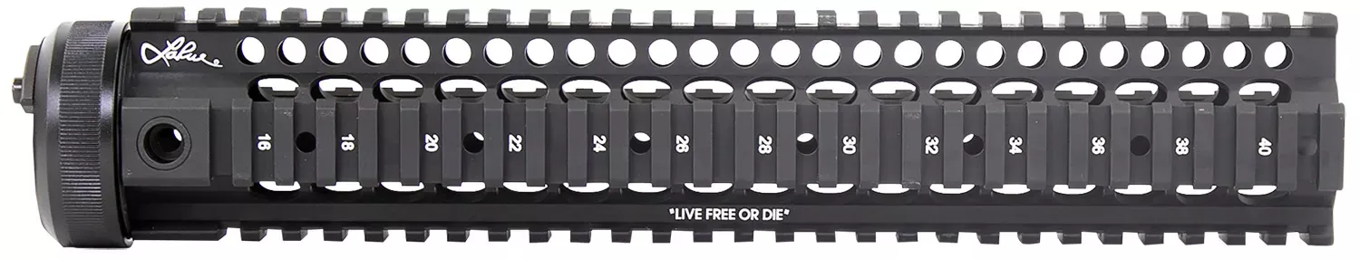 Larue Tactical Quad Rail Handguard Aluminum Anodized Receiver for AR-15 12″ Black LT910120