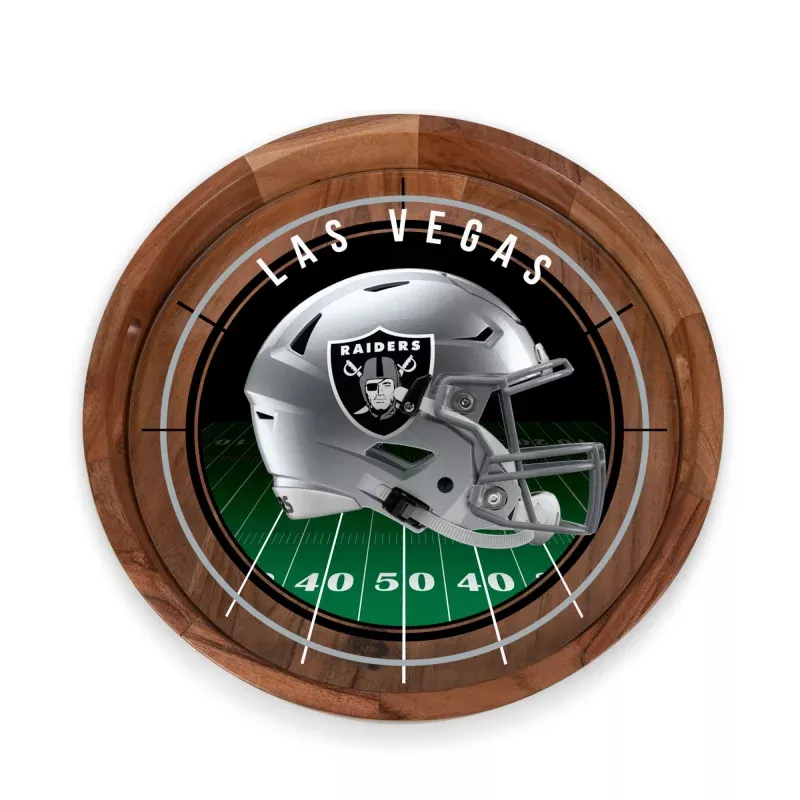Las Vegas Raiders – Barista Serving Tray with Glass Insert