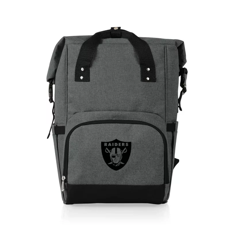 Las Vegas Raiders – On The Go Roll-Top Backpack Cooler