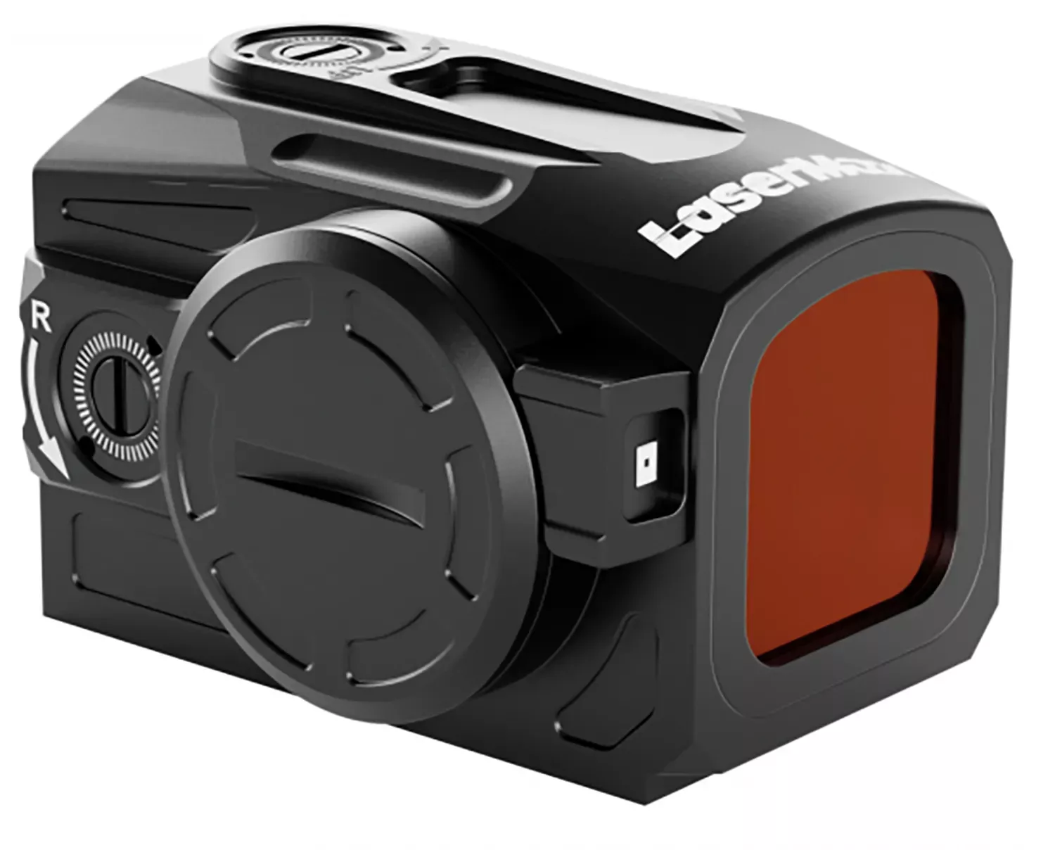LaserMax Enclosed Red Dot Sight 1 x 0.81″ x 0.71″ 3 MOA RMR/ACRO/Glock MOS Footprint CR2032 Powered Aluminum Matte Black
